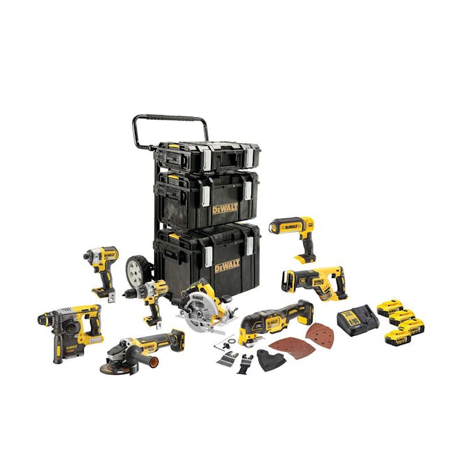 Verktygspaket Dewalt DCK853P4 18V med Batteri och Laddare