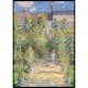 Poster Gallerix The Artist's Garden at Vétheuil By Claude Monet