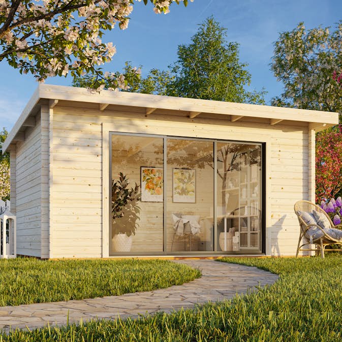 Stuga Palmako Lea 14,9 m2 (inv. 14,2 m2)