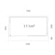 Stuga Palmako Andrea 17,9 m2 (inv. 17,1 m2)
