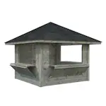 Kiosk Palmako Bianca 8,3 m2 Set 106