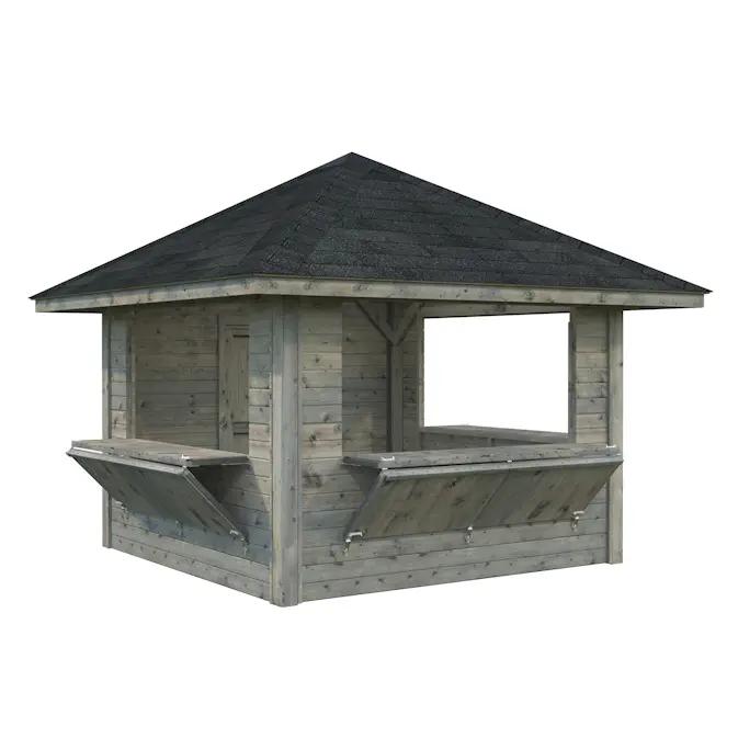 Kiosk Palmako Bianca 8,3 m2 Set 106