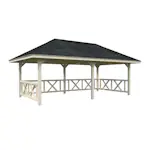 Paviljong Palmako Bianca 16,6 m2 Set 107