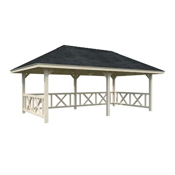 Paviljong Palmako Bianca 16,6 m2 Set 107