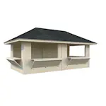 Kiosk Palmako Bianca 16,6 m2 Set 112
