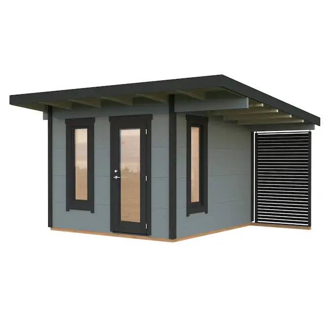 Trädgårdshus Palmako Grace 8,7+4,1 m2