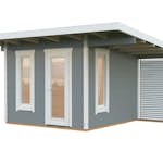 Trädgårdshus Palmako Grace 8,7+4,1 m2