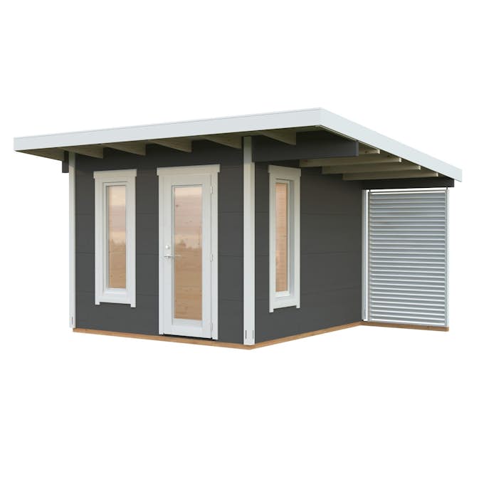 Trädgårdshus Palmako Grace 8,7+4,1 m2