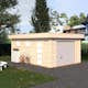 Garage Palmako Rasmus med Garageport 19,8 m2