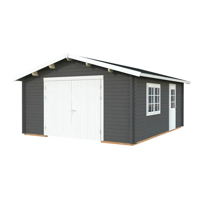 Garage Palmako Roger 23,9 m2 med Dörr