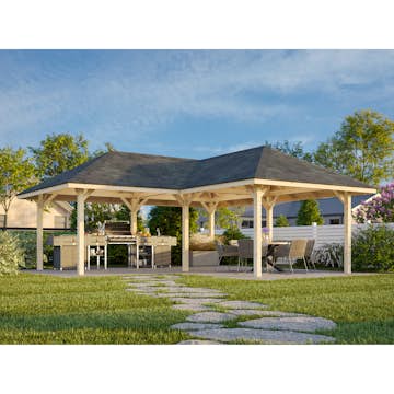 Stuga Palmako Bianca 24,9 m2