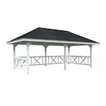 Paviljong Palmako Bianca 16,6 m2 Set 107