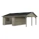 Garage Palmako Roger med Carport 36,5 m2