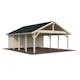 Carport Palmako Robert 40,6 m2 med Förråd