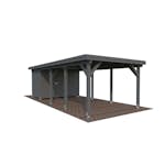 Carport Palmako Karl 23,1 m2 med Förråd
