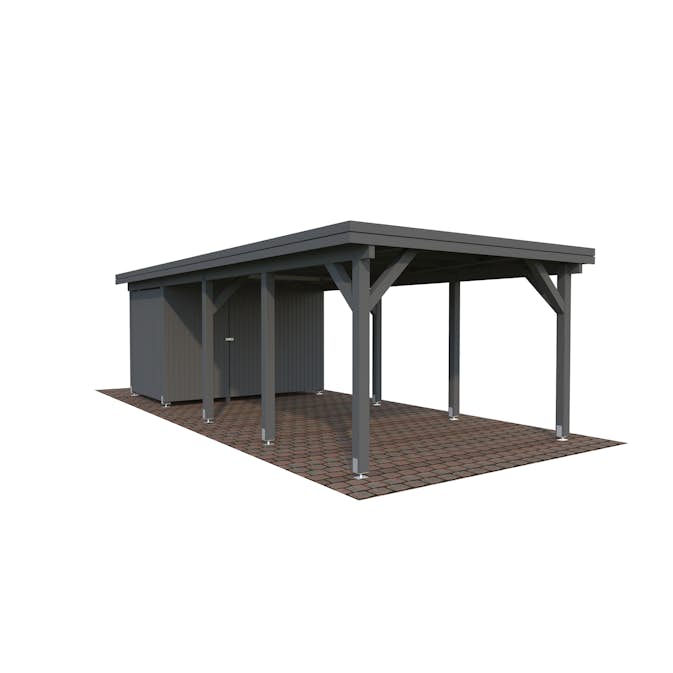 Carport Palmako Karl 23,1 m2 med Förråd