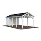 Carport Palmako Robert 23,1 m2 med Förråd