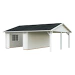 Garage Palmako Roger med Carport 36,5 m2