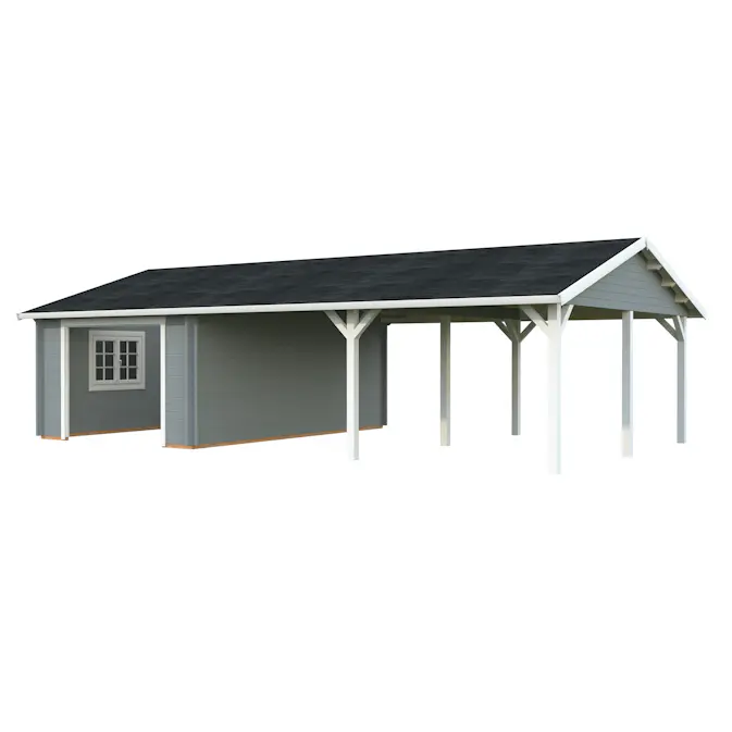 Garage Palmako Roger med Carport 53,1 m2