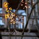 Ljusslinga Star Trading Flower Curtain 10L LED Utebelysning Svart 4m