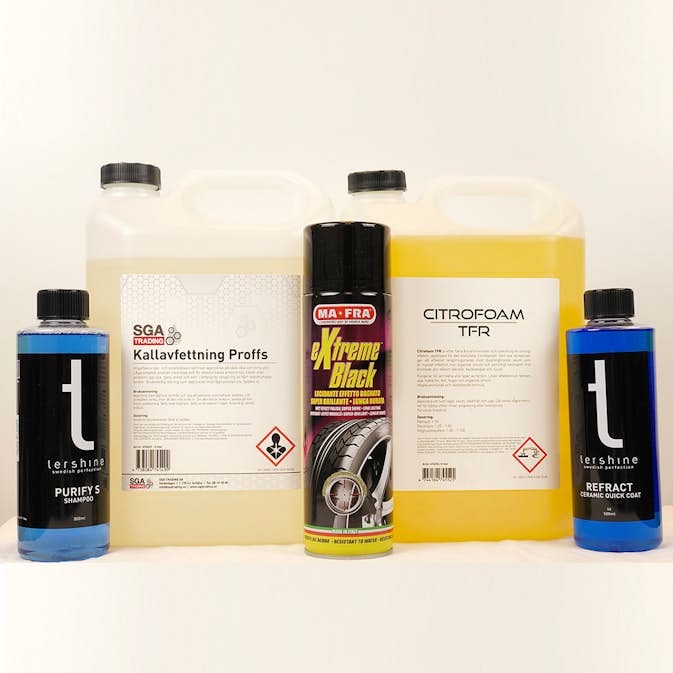 Bilvårdspaket SGA Wash & Gloss Pack
