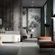 Kakel Marazzi Group Lume Svart 6x24 cm