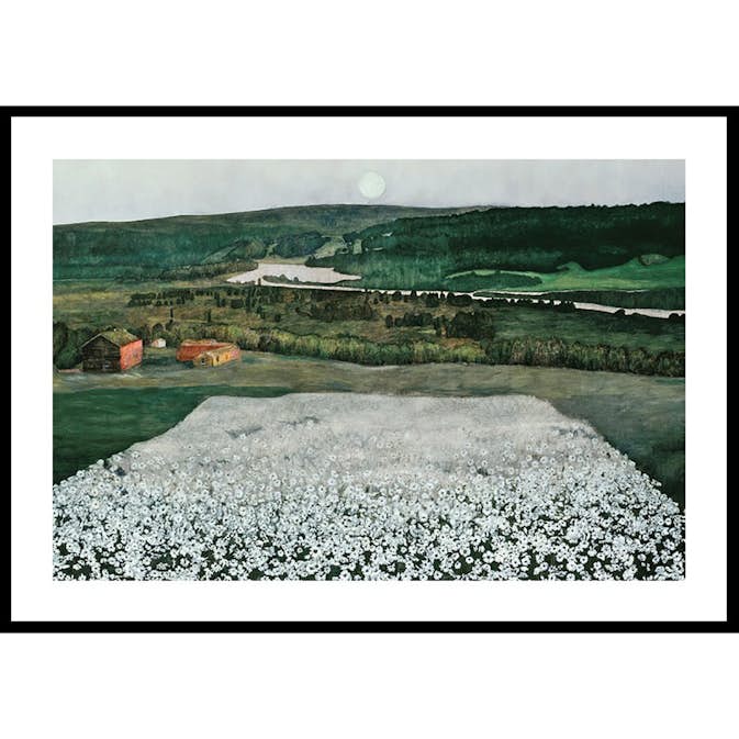 Poster Gallerix Flower Meadow in the North By Harald Sohlberg