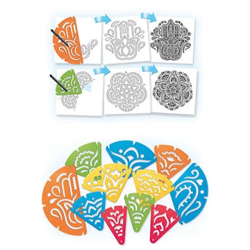 Mallar ABA Skol Mandala 11 Olika