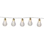 Ljusslinga Star Trading Glow 10 st LED Klar