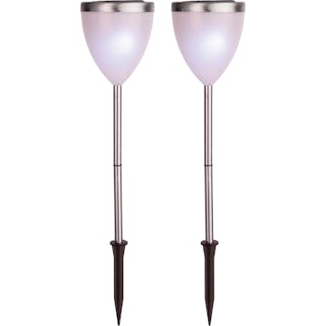 Solcells-pollare Star Trading Vigo 2-pack