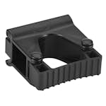 Gummibandshållare Vikan Väggupphäng Gummi Singelmodul Svart 82 mm