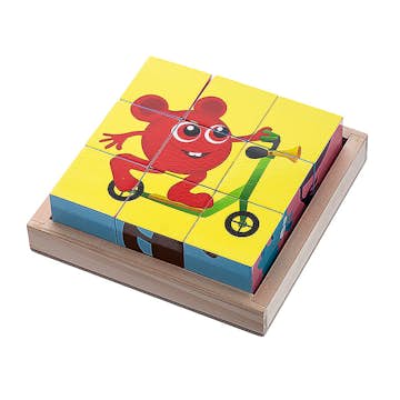 Pussel ABA Skol Klosspussel Babblarna 9 Bitar