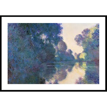 Poster Gallerix Morning on the Seine near Giverny By Claude Monet