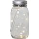 Solcellslykta Star Trading Jamjar Glasburk med Inbyggd Sensor