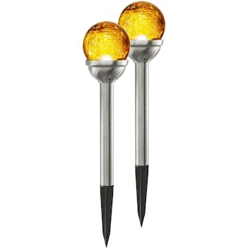 Solcells-pollare Star Trading Roma 2-pack