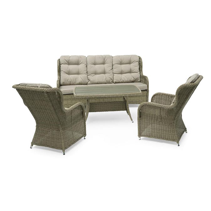 Loungeset Hillerstorp Lotus 4-sits med Dynor
