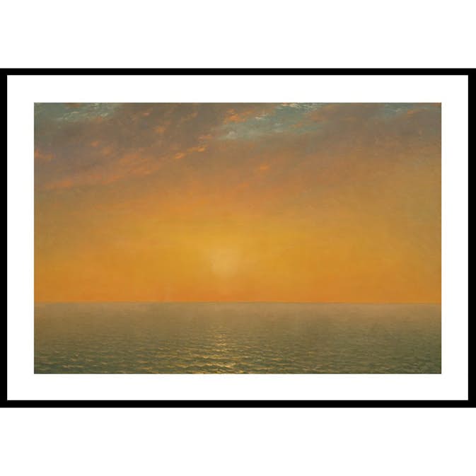 Poster Gallerix Sunset On the Sea By John Frederick Kensett