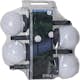 Solcellspollare Star Trading Globus LED Utebelysning med Sensor 4-pack