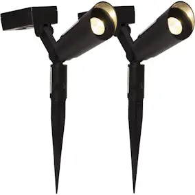 Solcells-spotlight Star Trading Powerspot 2-pack