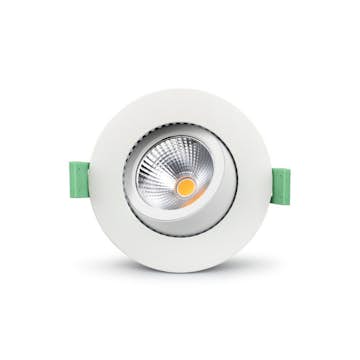 Infälld Downlight Llitt Lisa Dimbar 3000K 600lm IP65 Vit 1-pack- Utomhusbelysning