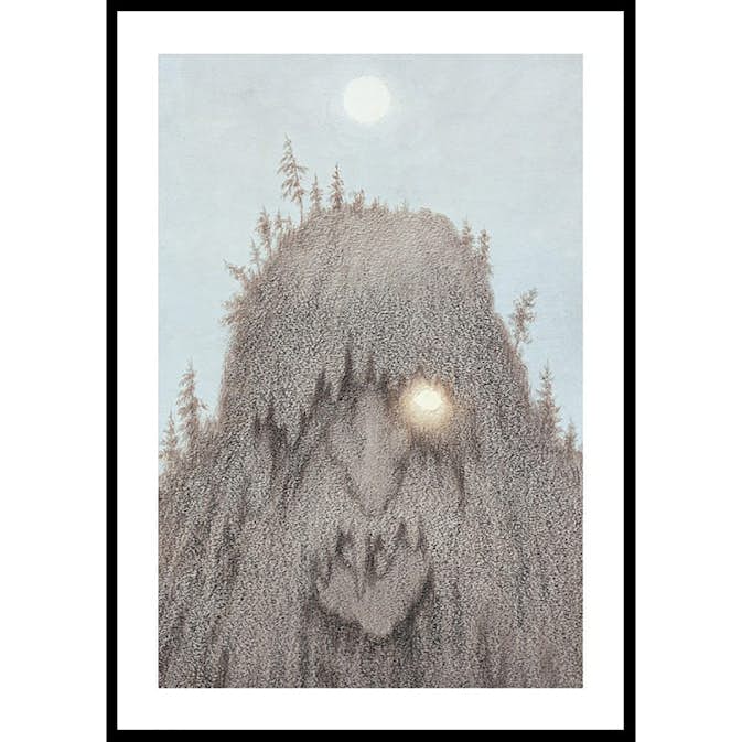Poster Gallerix Skogstroll By Theodor Kittelsen