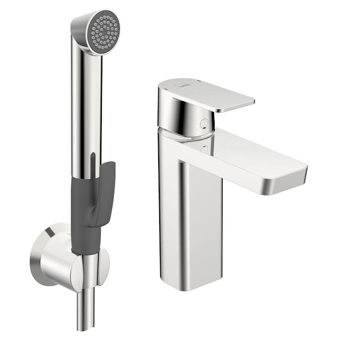 Tvättställsblandare Oras Stela 4806F XL med Bidetta Handdusch