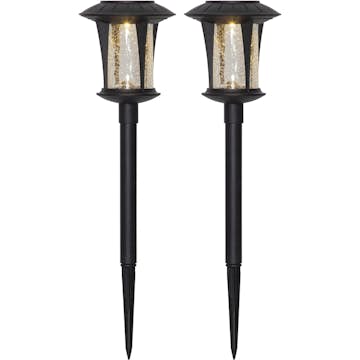 Solcells-pollare Star Trading Monaco 2-pack