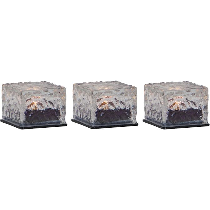 Solcellsljus Star Trading Icecube 3-pack