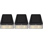 Solcells-vägglykta Star Trading Wally Mini 3-pack