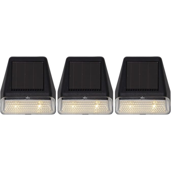 Solcells-vägglykta Star Trading Wally Mini 3-pack