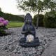 Solcellsdekoration Star Trading Buddha LED Solcellslampa med Sensor