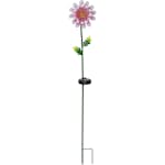 Solcellsdekoration Star Trading Pink Daisy