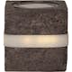 Solcellsdekoration Star Trading Stone Cube 8 cm MrkGr