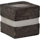 Solcellsdekoration Star Trading Stone Cube 8 cm MrkGr